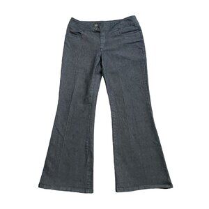 XHILARATION Womens Size 11 Black Label 90s Vintage Gray Flare Jeans